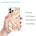 thumbnail image 2 of Brown Cream Art Case Compatible with iPhone 13 Pro Max,Unique Art Design TPU Shock-proof Full Cover, 2 of 5