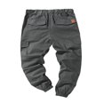 thumbnail image 4 of Pantalon Slim Fit Urbain Jambe Droite Décontracté Crayon Jogger Cargo pour Hommes, 4 of 4