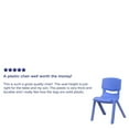 thumbnail image 5 of Flash Furniture Whitney 10 Pack Blue Plastic Stackable School Chair with 12'' Seat HeightNative AmericanNative, 5 of 9