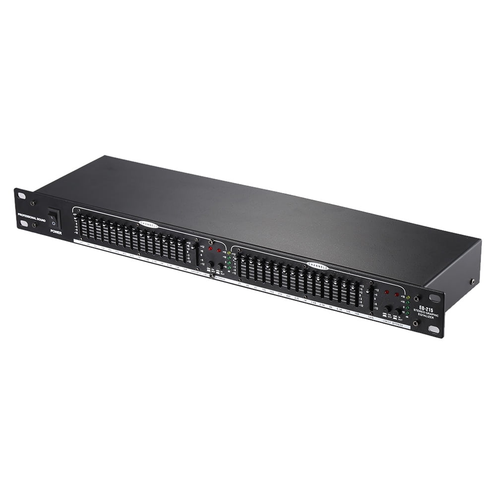 EQ215 Dual Channel 15Band Equalizer 1U Rack Mount