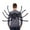 Black, variant on Vikakiooze Outdoor Halloween Decorations, Halloween Spider Backpack Costume Colorful Spider Costume With Strap And Pocket
