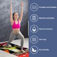 thumbnail image 2 of Mushroom Gym Towel with Storage Bag, 72.8"x26.8", Suitable for Yoga, Pilates, Fitness, etc. - Yoga Blanket, Yoga Mat Towel Included, 2 of 6