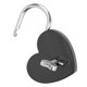 thumbnail image 3 of Exquisite Colorful Metal Padlock with Key, 45 x 59 mm, Black, for Home and Crafts, 3 of 4