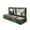 Green, variant on YUEVE Christmas Storage Rack Spacious Under Bed Holiday Wrapping Paper Container For Wrapping Ribbons Bows Wrapping Supplies Etc Home Organizers under Camper Storage Bedding Storage Containers Storage