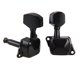 thumbnail image 3 of Sywqhk Clavijas de afinación semicerradas cromadas 3L3R para guitarra acústica, color negro Sywqhk Alta Calidad, 3 of 6