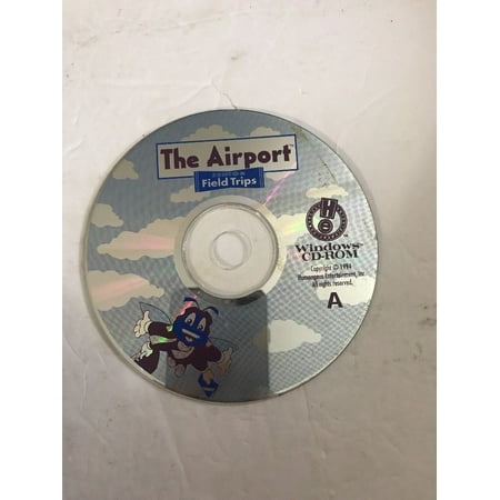 Field Airport - The Airport Field Trips Junior Windows DC-ROM Tested Rare Vintage Ships N 24hrs