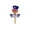 B, variant on 4 Pack 4th of July Patriotic Metal Yard Stakes, Gnome USA Statue Design Rust Resistant Outdoor Lawn Signs for Independence Day Memorial Day Backyard Patio Garden Holiday Decor