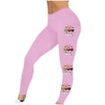 thumbnail image 5 of Iyufng Christmas Leggings for Women Plus,Christmas Fashion Casual Christmas Printed Yoga Leggings Graphic High Waist Tight Leggings, 5 of 5