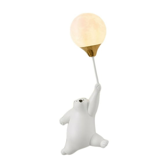Transemion Acrylic Wall Lamp For Home Sconce Super Cute Bear No Blue Light Hazard High Light Transmittance