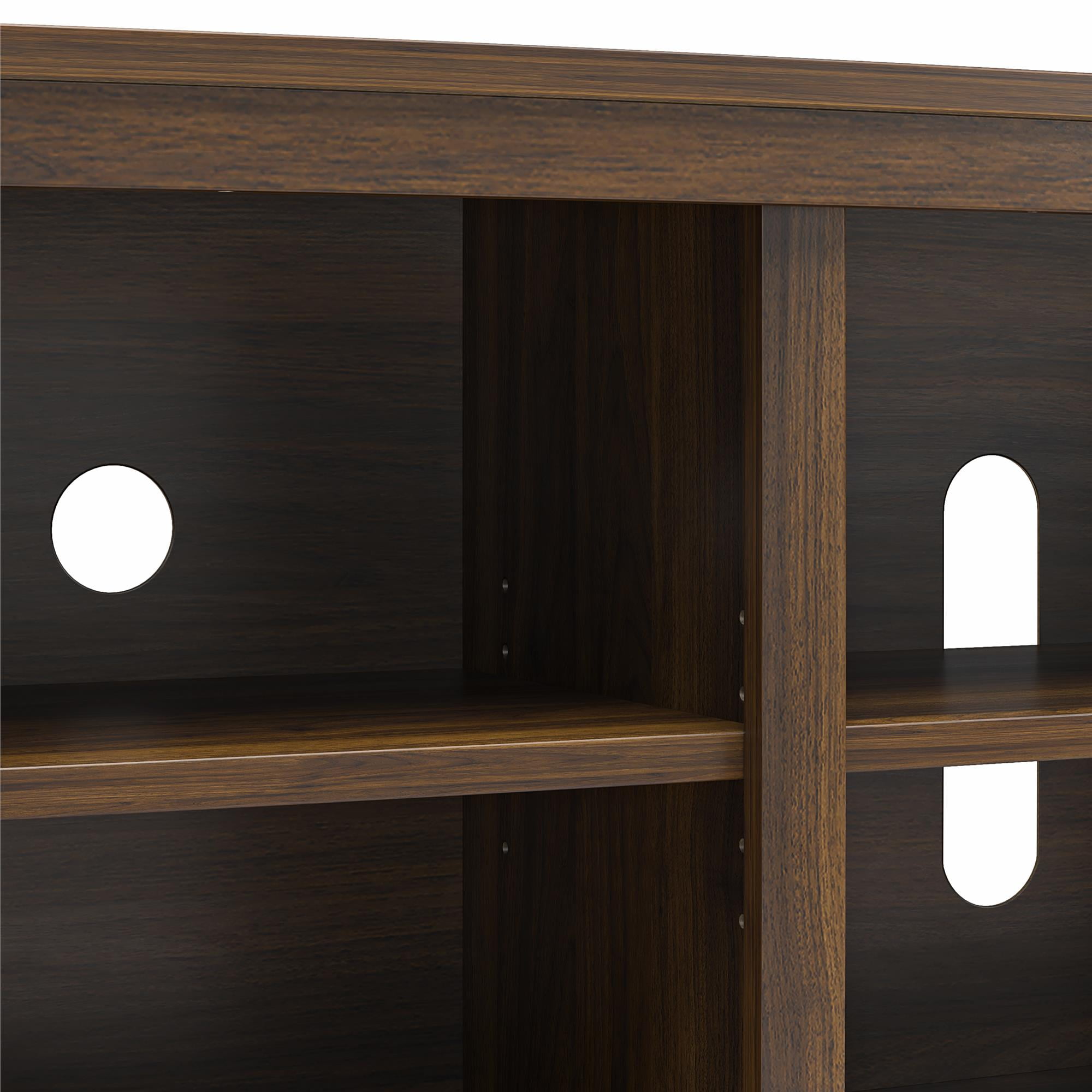 Mainstays Parsons TV Stand for TVs up to 50", Canyon Walnut