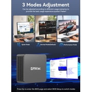 GMKtec Mini PC, Intel Alder Lake N95(Up to 3.4GHz), 16GB DDR4 512GB SSD, Mini Desktop Computer, Windows 11 Pro, NucBox G3S