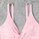thumbnail image 3 of Traje de baño de mujer Bloque de color con cuello en V Conjuntos de bikini con hombros descubiertos Correas ajustables FLhrweasw Para estrenar, 3 of 8