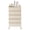 White, variant on 5-Tier Rotating Storage Cabinet, Rolling Utility Cart with Wheels, 360 Spin Organizer, White Modern Minimalist Mobile Storage Shelf for Home Organization, Bedroom, Closet, Entryway