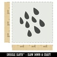 thumbnail image 2 of Rain Shower DIY Cookie Wall Craft Stencil - 3.5 Inch, 2 of 5