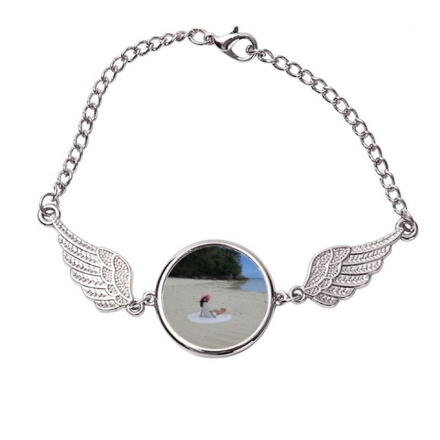 Ellie Yao Beautiflu chica Playa Mar Reef Pulsera pulsera pulsera alas de ángel pulsera