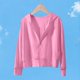 thumbnail image 4 of Ropa exterior y chaquetas informales con capucha de manga larga Ropa fina de protección solar de verano para niñas Ropa de protección solar para niñas Ropa de protección solar con capucha Tops de poli, 4 of 9