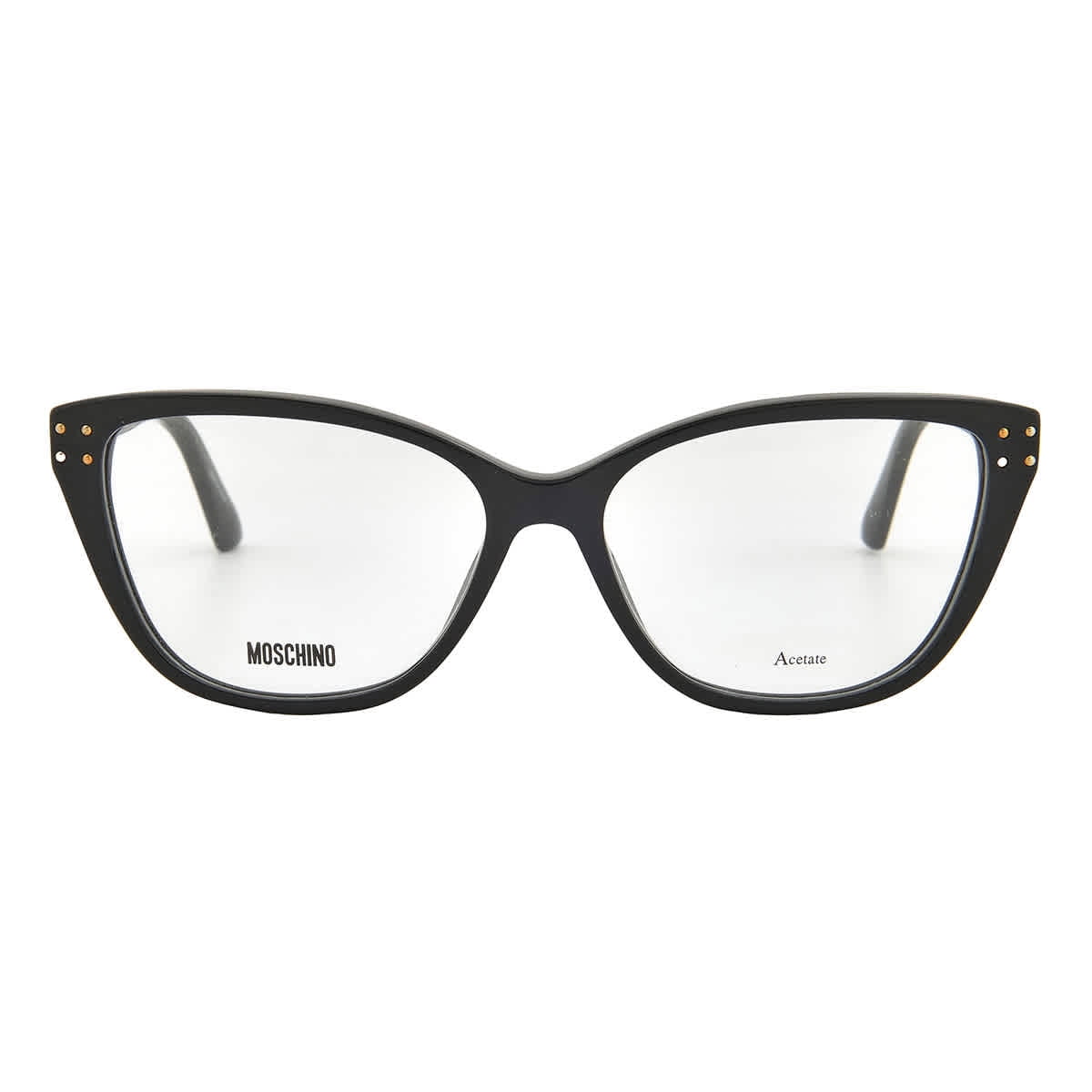 Versace Cateye Gold/Black Full Rim Eyeglasses for Womens