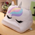 thumbnail image 2 of Support de Tablette en Peluche, Support de Tablette Triangle Léger et Adorable Durable en Peluche Courte pour Chambre, 2 of 7