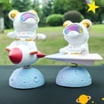 thumbnail image 2 of Fairnull Bear Model Creative Birthday Gift Resin Craft Cartoon Space Bear Figurine Car Decoration, 2 of 9