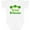 AA-White, variant on Inktastic Irish Princess (clover) Girls Baby Bodysuit