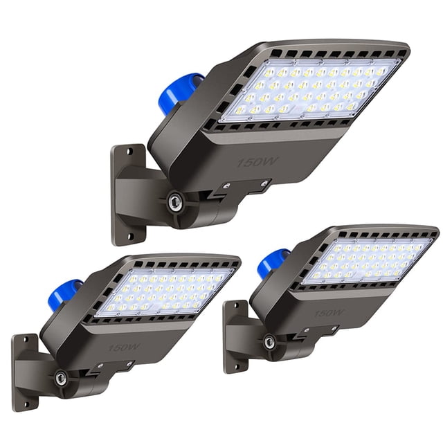 Lámpara LED Juyace para estacionamiento, 150 W, del anochecer al amanecer, IP65, 5000 K