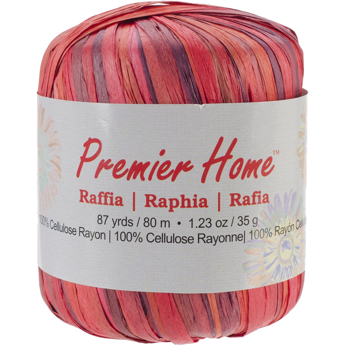 Premier Yarns Raffia Yarn MultisEmbers Walmart Canada
