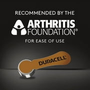 Duracell EasyTab 312 Hearing Aid Batteries, Size 312 - Brown, 24 Pack