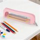 thumbnail image 5 of Estuche de Cuero Transparente Zzp250926001 | Organizador de Papelería de Gran Capacidad | Material Suave y Duradero | Bolsa de Viaje para Brochas de Maquillaje | Almacenamiento Multifuncional para Bo, 5 of 6