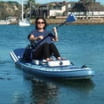 thumbnail image 4 of ISLE Explorer Inflatable Stand Up Paddle Board & iSUP Bundle 11'6"x6"- Ice/Slate/Navy, 4 of 5