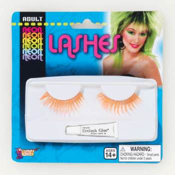 Neon Lashes-orange - Walmart.com