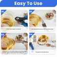 thumbnail image 5 of Jewelry Wire 50 Loops Memory Steel Wire Beading Wire for Jewelry Making Wrap, 5 of 17