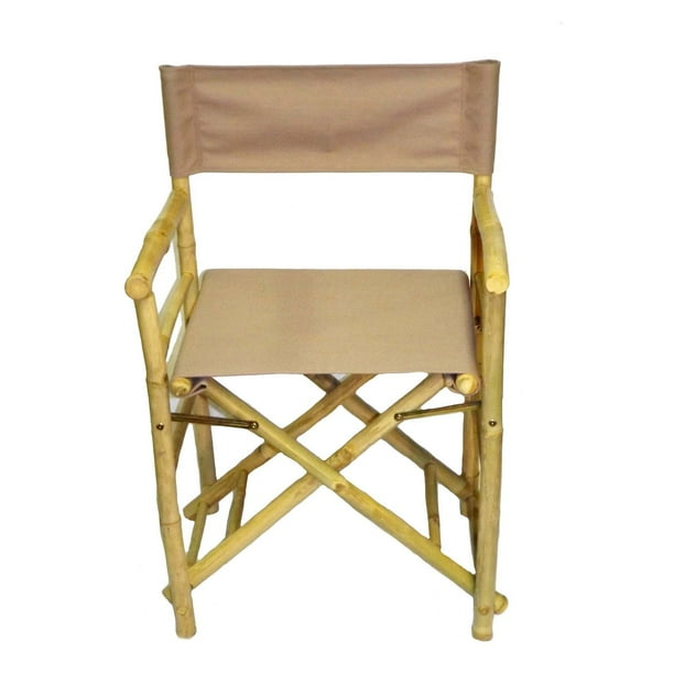 Bamboo54 Folding Bamboo Low Directors Chair with Canvas ...