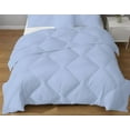 thumbnail image 5 of DNG Creations 3 Piece New Box Design Comforter 800 Thread Count ( Solid Light Blue Colour ) All-Season 550 GSM 100% Egyptian Cotton ( California King - Size ), 5 of 8