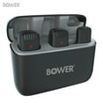 thumbnail image 2 of Bower Dual Wireless Microphone System with Noise Reduction, Charging Case & USB-C Receiver, 2 of 6