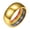 Gold, variant on Rainbow Rings for Men Women 8mm Pride LGBTQ Transgender Simple Band Stainless Steel Colorful Unisex Love is Love Gay Lesbian Personalized Jewelry Silver Plated Size 10