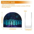 thumbnail image 4 of Yayeee Napkin Holder for Table Kitchen Paper Tissue Organization, Purple Moonlight Forest, 4 of 8