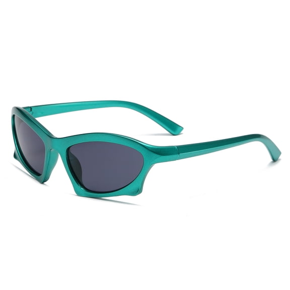 Cyxus Rectangle Sunglasses for Men Women Trendy UV Protection Eyewear