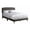 Dark Grey, variant on Home Furniture Indoor Deb Dark Grey Adjustable Queen Panel Bed