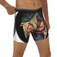 thumbnail image 4 of Lsque Chucky Pattern Men's Performance Stretch Underwear, Athletic Long Leg Briefs，Moisture-Wicking-X-Large, 4 of 6