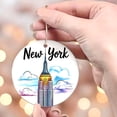 thumbnail image 4 of Empire State Building newyork Christmas Ornament, Collection of City Travel Souvenirs for Family and Friends, Christmas Tree Ornament City Travel, Trips of The Year, Christmas Ornament 2025, 4 of 5