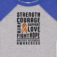 thumbnail image 4 of Inktastic Multiple Sclerosis Awareness Strength Courage and Support Boys or Girls Baby Bodysuit, 4 of 5