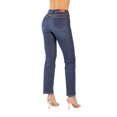 thumbnail image 3 of Pantalon de Mezclilla Straight de Tiro Alto JEANSWEST 9493 azul marino 13, 3 of 6