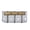 Silver, variant on Saddle Electric Guitar Bridge Replacement for Telecaster, Black, 3.94 x 2.36 Inches / 10 x 6 cm