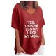 thumbnail image 2 of Fiudx Tops para Mujer Camiseta Estampada a La Moda para Mujer, Blusa de Manga Corta, Tops Informales con Cuello Redondo, 2 of 4