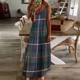 thumbnail image 2 of MacLeod Hunting Tartan Sleeveless Dress women's clothing 2025 novelties evening dresses ladies Dresses for wedding party, 2 of 5
