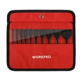 thumbnail image 4 of WORKPRO 10-Piece Pro Spade Drill Bit Set- Black Coating, Premium Carbon Steel, Paddle Flat Bits for Woodworking, Assorted Bits 1/4" to 1-1/2" with Storage Case, 4 of 7