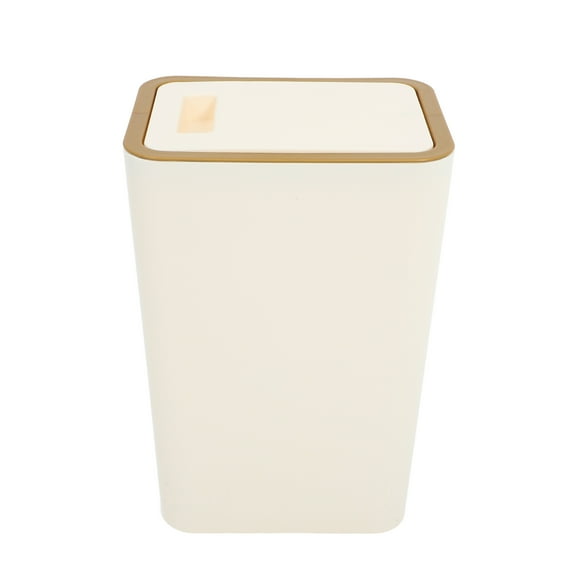 Plastic Trash Can Trash Bucket Garbage Can Large Capacity Trash Can Waste Container