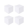 thumbnail image 1 of 4pcs Craft Cube Square Block Brick for Sculpture Cake Dummies Set Modeling DIY Arts and Crafts (White 6inch 15 x 15cm), 1 of 4