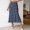 Blue, variant on Tennis Skirts for Women Summer High Waisted Polka Dot Skirt for Everyday Wear with Fit Fashionable Style White M