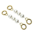 thumbnail image 1 of 2 extensores de cuentas con correa de cadena para bolso, bolso de hombro tipo bandolera, asa para bolso con cuentas de perlas de imitación, 1 of 6